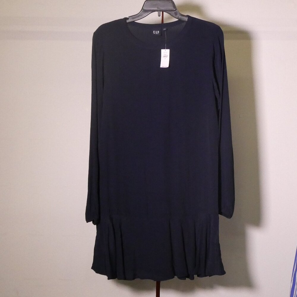 Gap Long Sleeve Dress – Navy, Size S | NWT